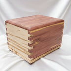 "NEW" Craftsman Series Hardwood Cremation Urn - with finger Joint construction