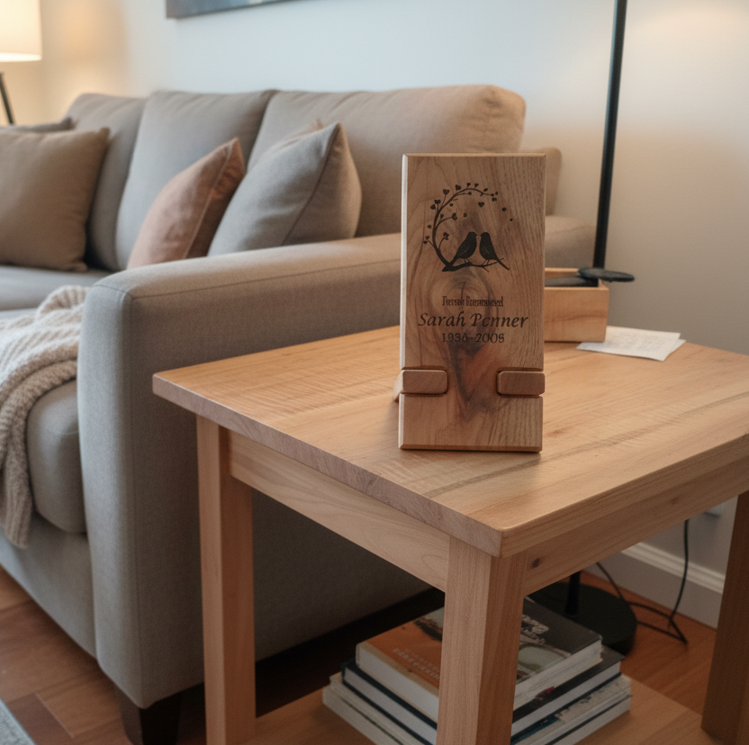Personalized Memorial Plaque – A Timeless Tribute for Home, Family, and Friends