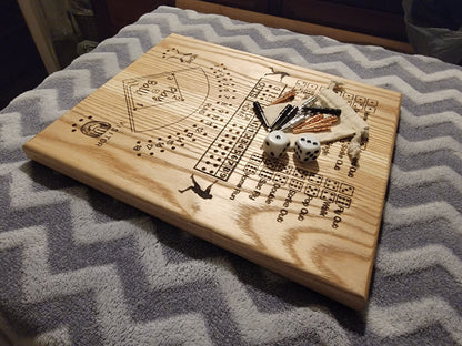 "NEW" Baseball and Frustration Rummy double sided game board