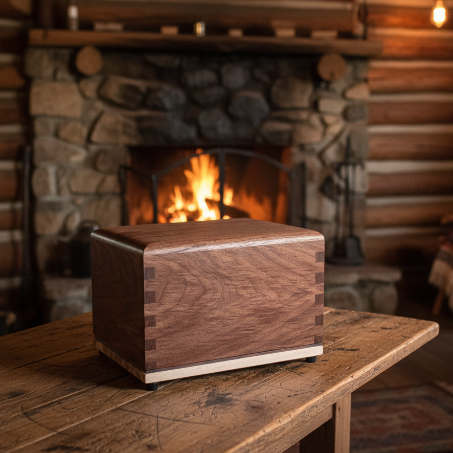 Companion Wooden Urn For Couples - Shared Legacy Urn Collection