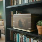 Handcrafted hardwood urn for ashes made in Canada with a clean, timeless design and secure closure