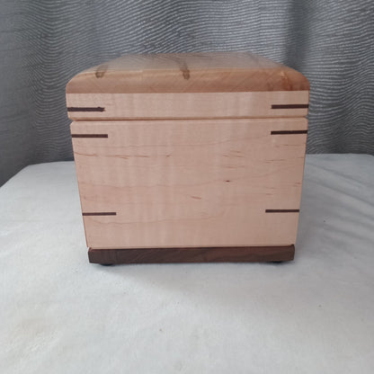 Treasure Chest Urn -  Adult Cremation Urn with Keepsake Compartment - Made In Canada