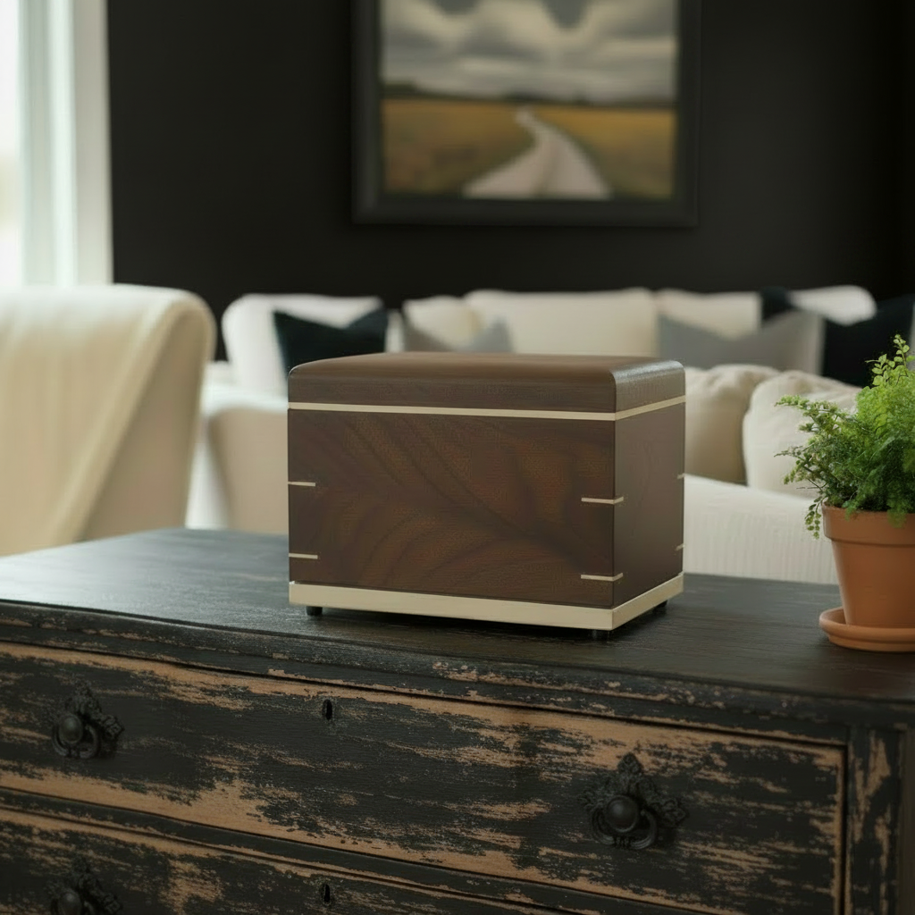 Handcrafted Hardwood Urn For Ashes Made In Canada - True North Urn