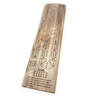 Personalized wood Cribbage boards, great gift idea.