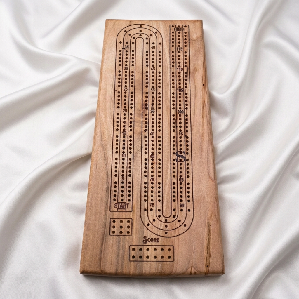 Provincial Hardwood Cribbage Board