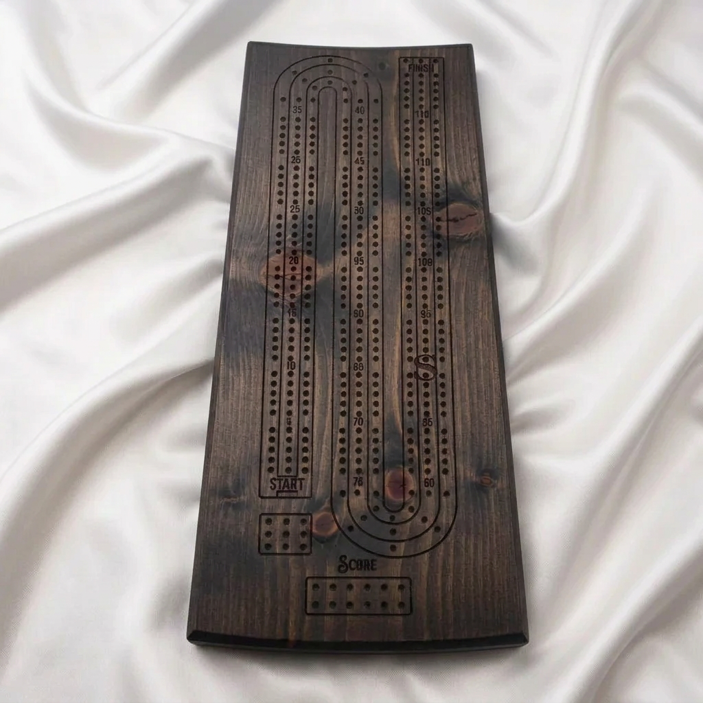Provincial Hardwood Cribbage Board
