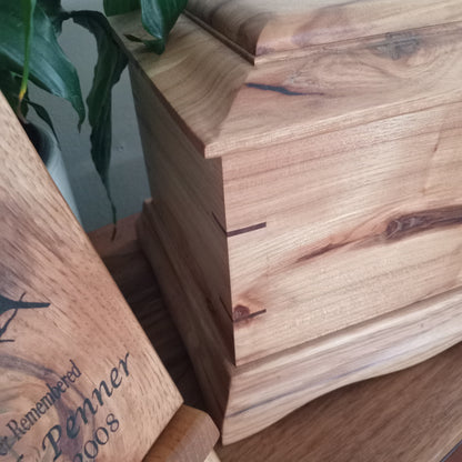 The Ashwood Keep - Keeping It Traditional Woodbox Urn For Ashes