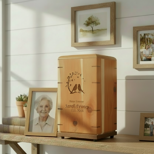 Soulwood Urn -Cremation Urn for Adult Ashes - Handcrafted in Canada