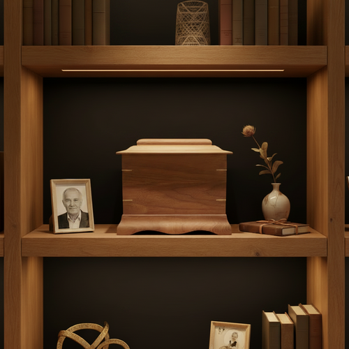 Ashwood Legacy - Traditional Memorial Urn, Made for One Person