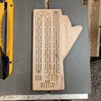 Provincial Hardwood Cribbage Board