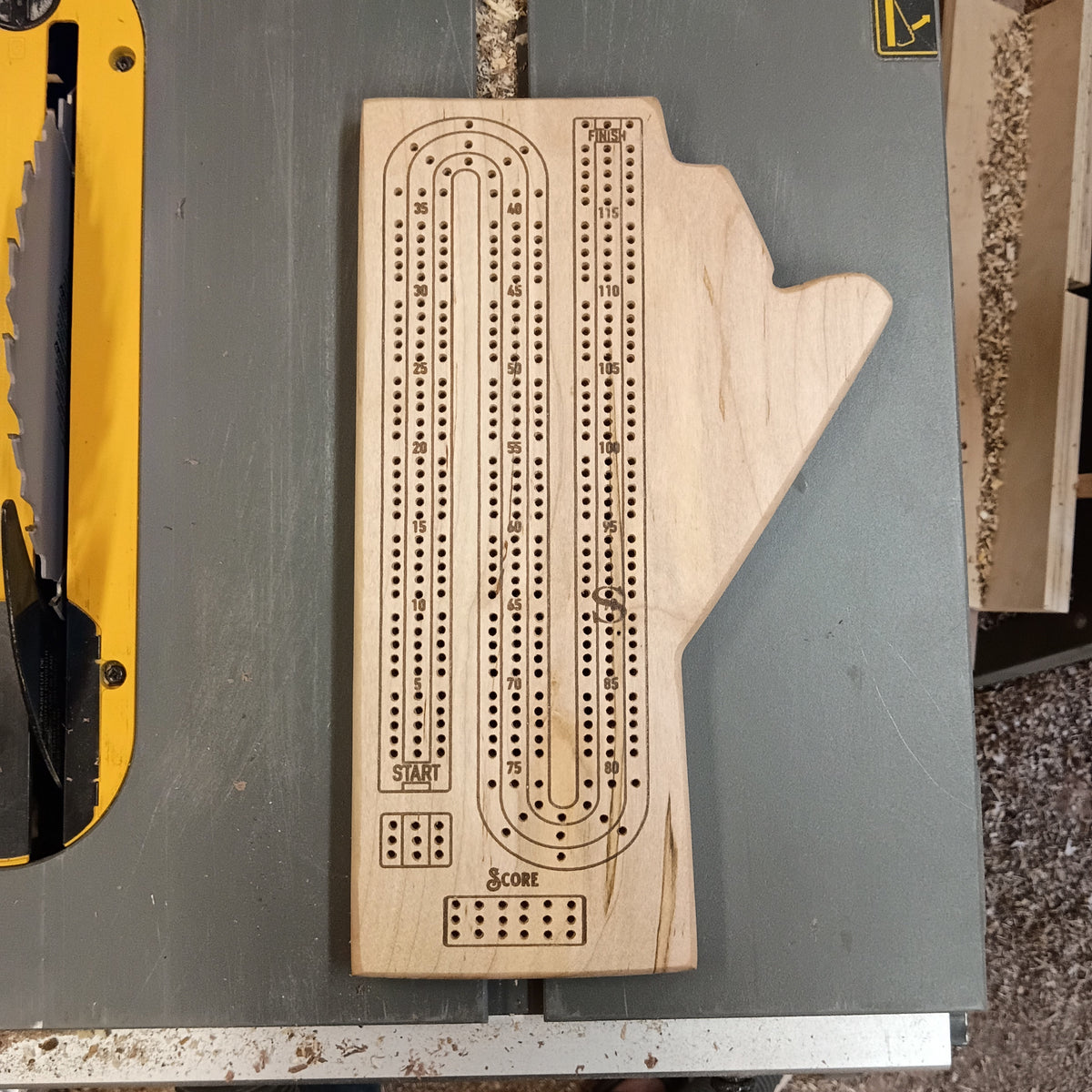 Provincial Hardwood Cribbage Board