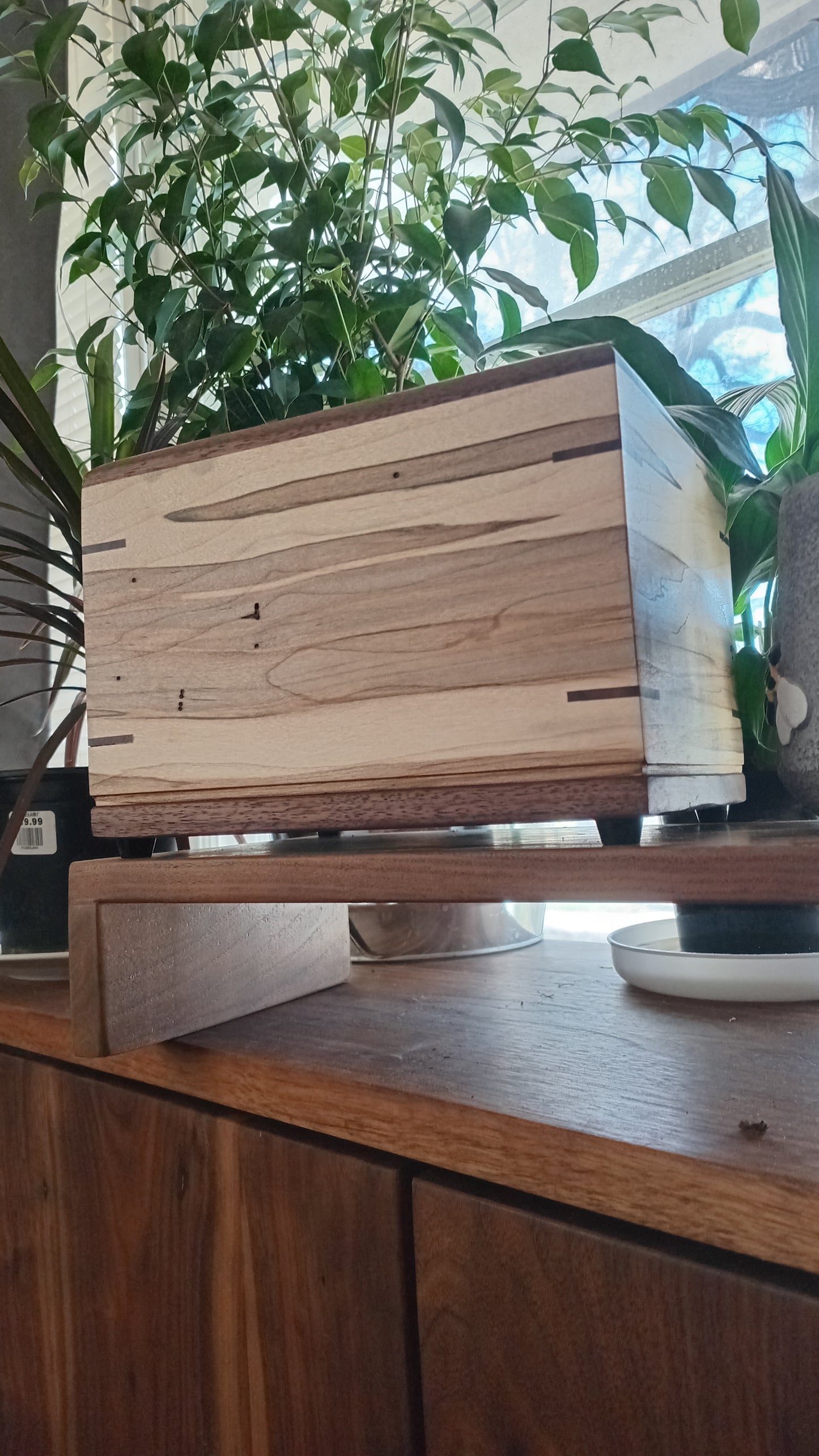 The Camelia Woodbox Urn For Ashes