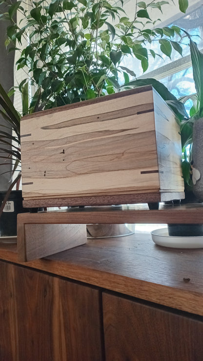 The Camelia Woodbox Urn For Ashes