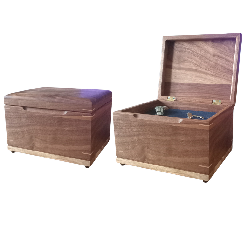 Custom Wooden Urn Handmade In Canada - Treasure Chest Urn