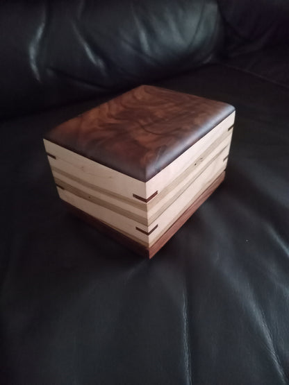 The Camelia Woodbox Urn For Ashes