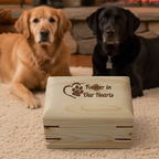 Softpaw Solid Wood Urn for Pets